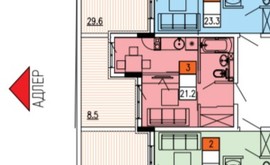 Фото 4: Студия комн. квартира, 21.5 м², 3/1 эт. - Рост Недвижимость