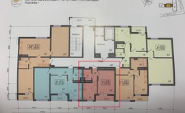 Фото 3: 1 комн. квартира, 33.3 м², 12/7 эт. - Рост Недвижимость